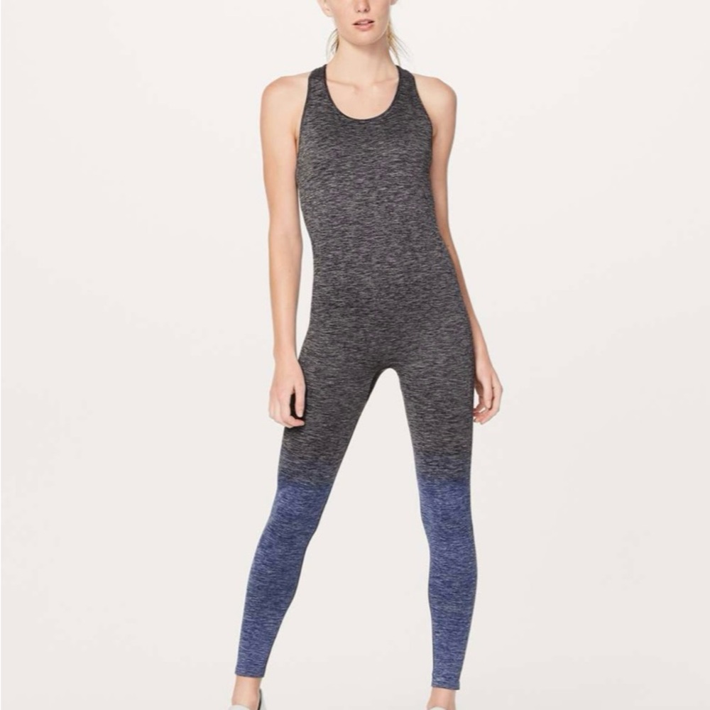 Lululemon Balance + Resist Onesie - Women's Gray and Blue Jumpsuit